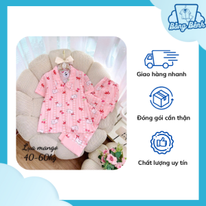 Đồ ngủ nữ lụa Latin sinh động